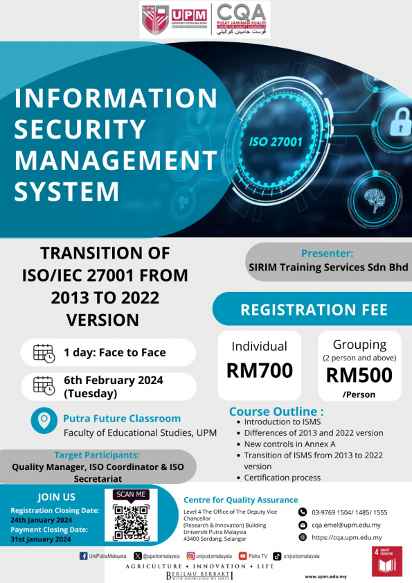Information Security Management System - Transition of ISO/IEC 27001 From 2013 to 2022 Version